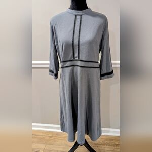 Grey Midi Dress Size 14 (NWT)